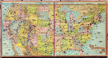 Load image into Gallery viewer, Genuine-Antique-Game-Board-Map-The-United-States-Game-1901-Parker-Brothers-Maps-Of-Antiquity
