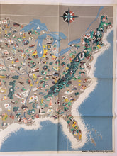 Load image into Gallery viewer, Genuine-Vintage-Map-A-Pictorial-Map-of-the-United-States-1944-Elmer-Jacobs---Rand-McNally-Maps-Of-Antiquity