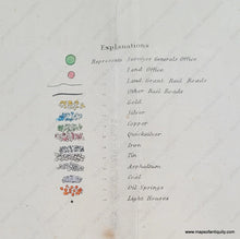 Load image into Gallery viewer, Genuine-Antique-Map-Map-of-the-United-States-and-Territories-Shewing-the-extent-of-Public-Surveys-and-other-details-constructed-from-the-Plats-and-official-sources-of-the-General-Land-Office-1866-General-Land-Office-Maps-Of-Antiquity