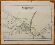 Load image into Gallery viewer, 1878 - Troy South And C.p. Stevens & Co. Saw Lumber Dressing Mill Verso: North Newport (Vt) Antique