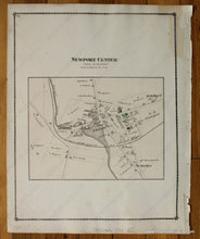 Load image into Gallery viewer, 1878 - West Derby And Beebe Plain Verso: Newport Center (Vt) Antique Map Genuine Hand-Colored