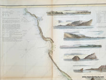 Load image into Gallery viewer, Antique-Hand-Colored-Coast-Chart-Western-Coast-of-the-United-States-Lower-Sheet-from-San-Francisco-to-San-Diego-United-States-West-1852-U.S.-Coast-Survey-Maps-Of-Antiquity