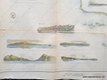 Load image into Gallery viewer, 1853 - Western Coast Of The United States From San Francisco To Diego Antique Survey Chart Genuine