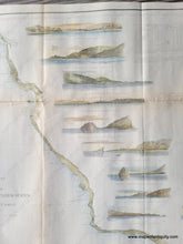 Load image into Gallery viewer, 1853 - Western Coast Of The United States From San Francisco To Diego Antique Survey Chart Genuine