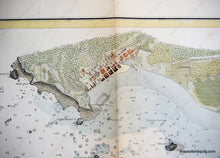 Load image into Gallery viewer, 1859 - Crescent City Harbor California Antique Chart Genuine Hand-Colored Coastal
