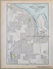 Load image into Gallery viewer, Antique-Printed-Color-Map-Official-Map-of-Sacramento-Cal.-verso:-Official-Map-of-City-of-Tacoma-Washington-****-North-America-West-1900-Cram-Maps-Of-Antiquity