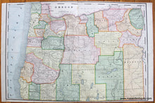 Load image into Gallery viewer, Antique-Map-Oregon-State-Official-of-San-Jose-Cal.-California-City-Cities-Home-Library-and-Supply-Association-Pacific-Coast-1892-1890s-1800s-Late-19th-Century-Maps-of-Antiquity-