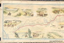 Load image into Gallery viewer, Antique-Map-Pony-Express-Route-Pictorial-Historic-History-Pioneer-Trails-Association-Centennial-W.-H.-Jackson-1961-Maps-of-Antiquity
