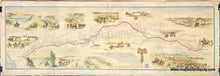 Load image into Gallery viewer, Antique-Map-Pony-Express-Route-Pictorial-Historic-History-Pioneer-Trails-Association-Centennial-W.-H.-Jackson-1961-Maps-of-Antiquity