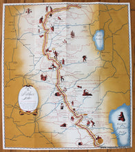 Load image into Gallery viewer, Antique-Printed-Color-Pictorial-Map-The-Mother-Lode-of-California-1949-Bank-of-America-West-California-1900s-20th-century-Maps-of-Antiquity