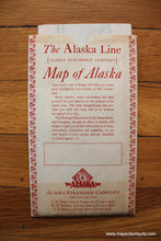 Load image into Gallery viewer, 1917 - The Alaska Line Antique Map Genuine Printed-Color Folding
