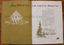Load image into Gallery viewer, 1917 - The Alaska Line Antique Map Genuine Printed-Color Folding