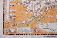 Load image into Gallery viewer, 1959 - A Pictorial Map Of Alaska The 49Th State Antique Genuine