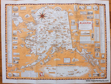Load image into Gallery viewer, Antique-Pictorial-Map-A-Pictorial-Map-of-Alaska-the-49th-State-1959-Ernest-Dudley-Chase-Alaska-News-Agency-West-Alaska-1900s-20th-century-Maps-of-Antiquity