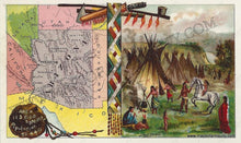 Load image into Gallery viewer, Antique-Chromolithograph-Arbuckle-Print-Prints-Alabama-1890-1800s-19th-Century-Maps-of-Antiquity