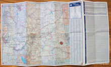 Load image into Gallery viewer, 1947 - Pictorial Map Idaho Montana Wyoming Antique Genuine Printed-Color Folding