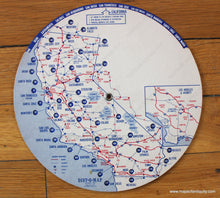 Load image into Gallery viewer, 1969 - California Dist-O-Map Antique Map Genuine Road