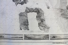 Load image into Gallery viewer, 1859 - Entrance To San Francisco Bay California Antique Chart Genuine Coastal Report