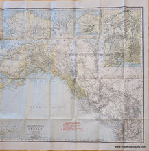 Load image into Gallery viewer, Genuine-Antique-Folding-Map-The-Rand-McNally-New-Commercial-Atlas-Map-of-Alaska-1920-Rand-McNally-Maps-Of-Antiquity