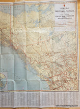 Load image into Gallery viewer, Genuine-Map-Alaska-and-Western-Canada-1950s-Kroll-Map-Company-Maps-Of-Antiquity