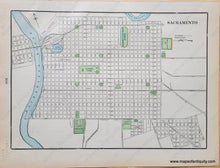 Load image into Gallery viewer, Genuine-Antique-Map-Map-of-the-City-of-San-Francisco-Versos-Map-of-Los-Angeles;-Sacramento-1903-Cram-Maps-Of-Antiquity