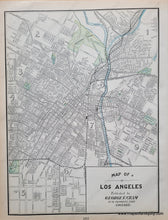 Load image into Gallery viewer, Genuine-Antique-Map-Map-of-the-City-of-San-Francisco-Versos-Map-of-Los-Angeles;-Sacramento-1903-Cram-Maps-Of-Antiquity