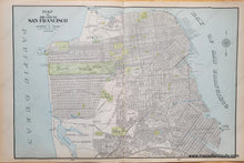 Load image into Gallery viewer, Genuine-Antique-Map-Map-of-the-City-of-San-Francisco-Versos-Map-of-Los-Angeles;-Sacramento-1903-Cram-Maps-Of-Antiquity