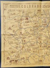 Load image into Gallery viewer, Genuine-Antique-Map-Historic-Colorado-1942-Victor-Drake-Maps-Of-Antiquity
