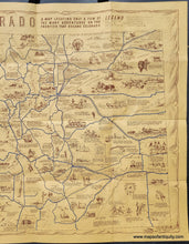 Load image into Gallery viewer, Genuine-Antique-Map-Historic-Colorado-1942-Victor-Drake-Maps-Of-Antiquity
