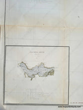 Load image into Gallery viewer, 1855 - Sketch J No. 2 Showing The Progress Of Survey On West Coast United States Sections X & Xi