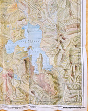 Load image into Gallery viewer, 1898 - Yellowstone National Park Antique Map Genuine