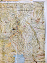 Load image into Gallery viewer, 1898 - Yellowstone National Park Antique Map Genuine
