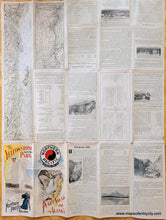 Load image into Gallery viewer, back side of tourism brochure with additional maps and travel info.