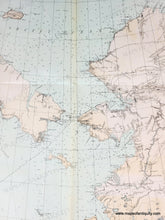 Load image into Gallery viewer, Antique map with original printed color in light pink-tan for the land and light blue for the water showing Alaska and part of Asia. Genuine-Antique-Map-General-Chart-of-Alaska-1890-USC-GS-Maps-Of-Antiquity
