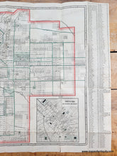 Load image into Gallery viewer, 1910 - Clason's Guide Map of Denver - Antique Map