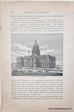 Load image into Gallery viewer, Genuine-Antique-Print-First-Capitol-of-Colorado-Last-Capitol-of-Colorado-1888-Thayer-Maps-Of-Antiquity