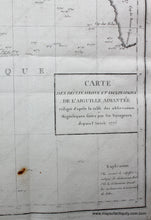 Load image into Gallery viewer, 1788 - Atlantic Ocean Map In 2 Sheets Carte Des Declinaisons Et Inclinaisons De L’aiguille