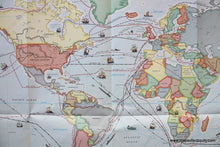 Load image into Gallery viewer, 1961 - The Prudential Map Of Discovery And Exploration 1000-1961 Antique Pictorial Printed-Color