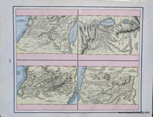 Load image into Gallery viewer, 1892 - Distribution Of Nations After The Deluge Sons Canaan And Their Descendants; Verso: Four