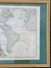 Load image into Gallery viewer, Framed-Genuine-Antique-Map-Americae-Mappa-generalis-Secundum-legimitas-projectionis-Stereiographiae-regulas…-1746-Homann-Heirs-Maps-Of-Antiquity