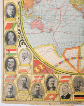 Load image into Gallery viewer, Genuine-Antique-Wall-Map-Untitled-(Geographical-Publishing-Company's-World-Wall-Map)-1930-Geographical-Publishing-Company-Maps-Of-Antiquity