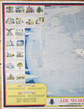 Load image into Gallery viewer, Genuine-Antique-Map-Air-World-Map-by-American-Airlines-1944-American-Airlines-Maps-Of-Antiquity