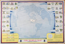 Load image into Gallery viewer, Genuine-Antique-Map-Air-World-Map-by-American-Airlines-1944-American-Airlines-Maps-Of-Antiquity