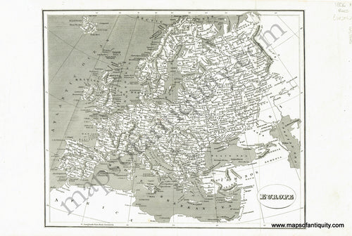 Antique-Black-and-White-Map-Europe-Europe-Europe-General-1806-Rees-Maps-Of-Antiquity