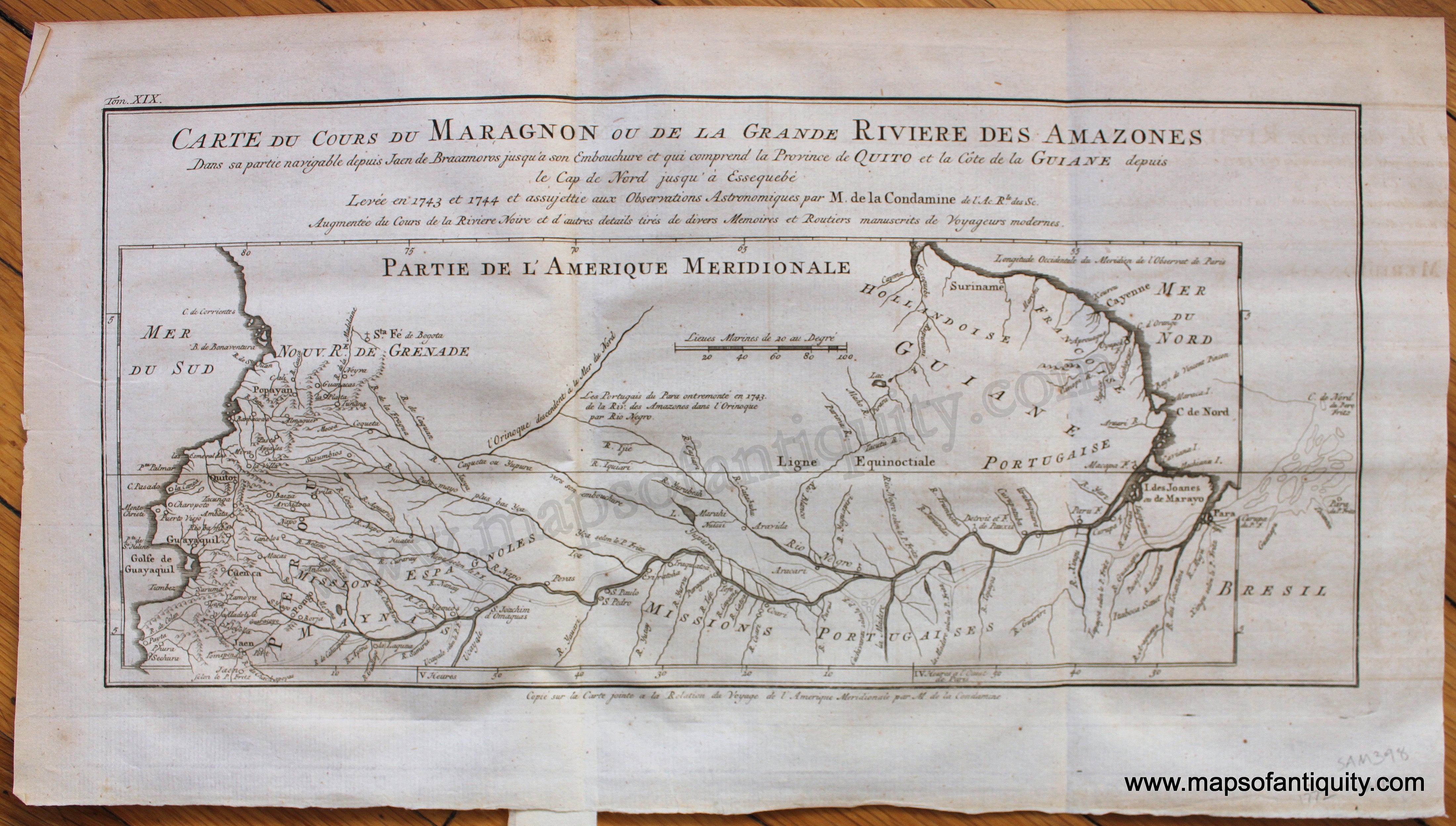 Carte des Provinces de Tierra Firme, Darien' Panama Colombia. BELLIN 1756  map