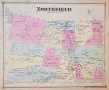 Load image into Gallery viewer, Genuine-Antique-Map-Northfield-VT-Vermont-1873-Beers-Maps-Of-Antiquity