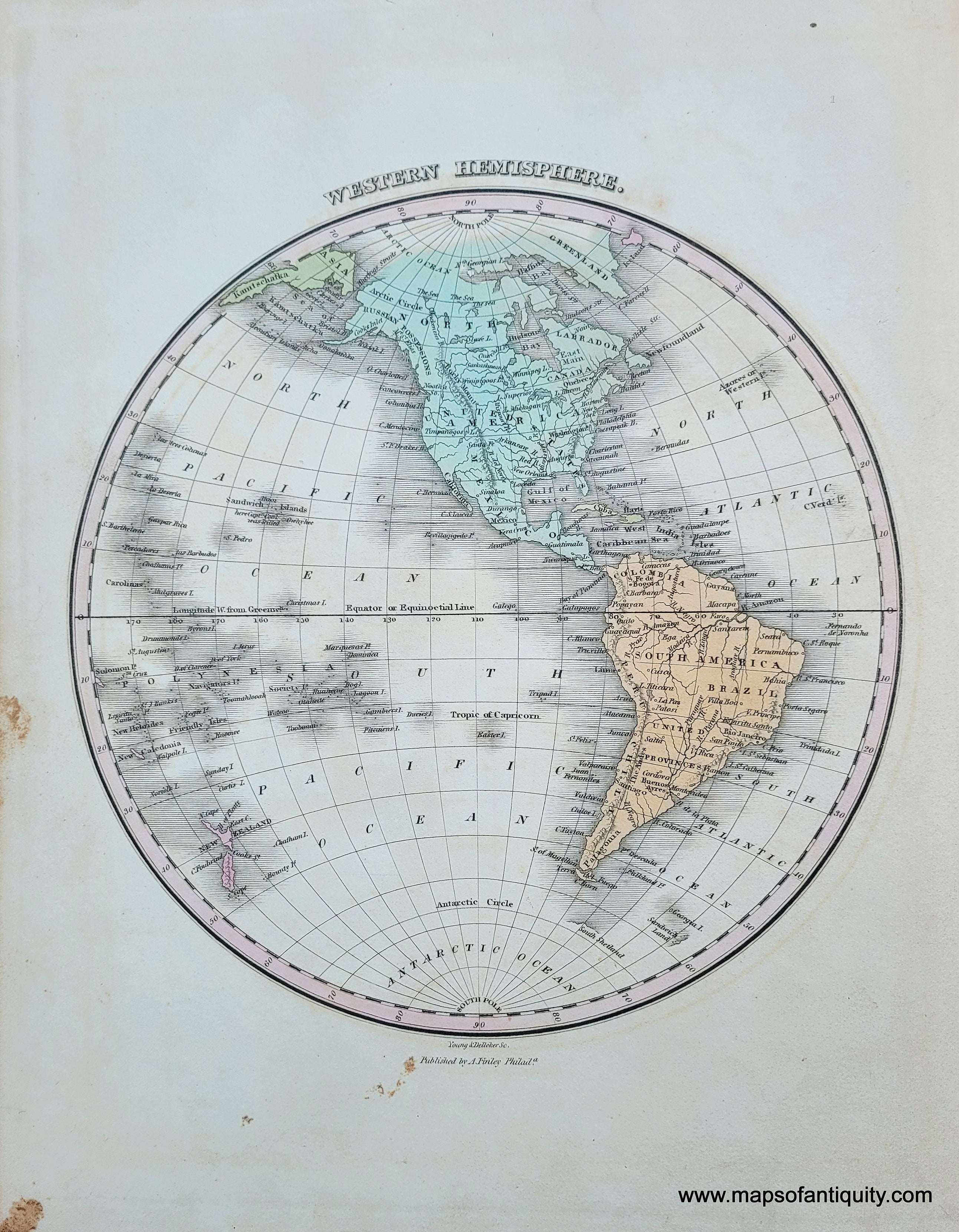 1824 - Louisiana. - Antique Map – Maps of Antiquity