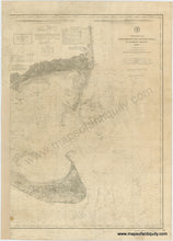 Load image into Gallery viewer, Coast Chart No. 111 From monomoy and Nantucket Shoals to Muskeget Channel Mass. - Reproduction Map
