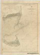 Load image into Gallery viewer, Coast Chart No. 111 From Monomoy And Nantucket Shoals To Muskeget Channel Mass. - Reproduction Map
