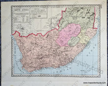 Load image into Gallery viewer, 1888 - Double-Sided Sheet With Multiple Maps: Centerfold Tunison’s Africa ; Versos: Farther India
